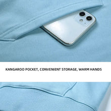 Load image into Gallery viewer, Knitted 300g 85% Cotton 15% Polyester Custom Logo Pullover Solid Color Top Work Clothes Casual Men&#39;s hoodies