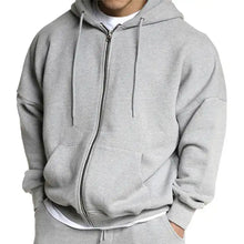 Load image into Gallery viewer, Autumn Men Gyms Fitness Hooded Sweatshirt Brand Bodybuilding Long Sleeve Zipper Hoodies Cotton Loose Joggers Clothes