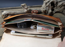 Load image into Gallery viewer, Cowhide leather vintage art handbag original design, handmade